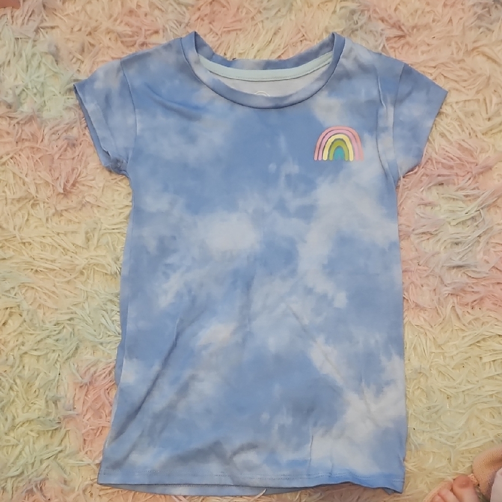 Wonder Nation Blue Tie-Dye Casual Dress